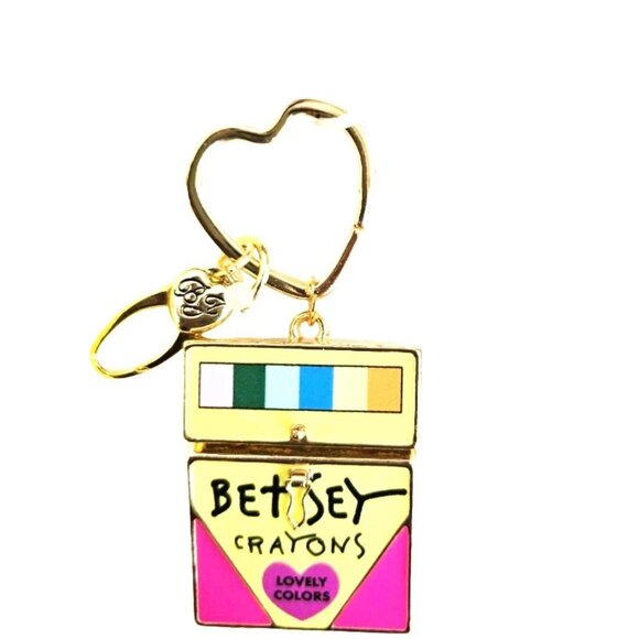 Betsey Johnson Crayon Box Bag Charm - NWOT - Picture 3 of 3